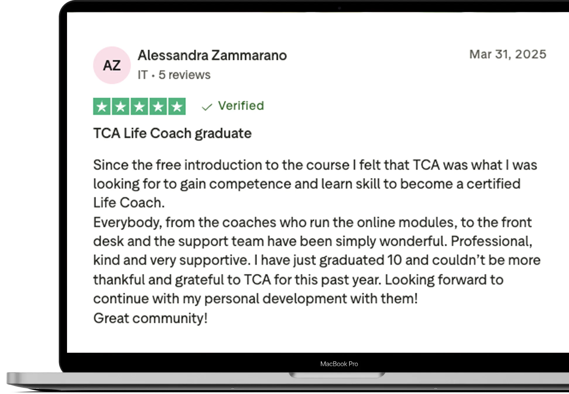 A Glimpse Into the Experience